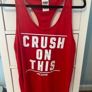 Victoria's Secret Red Sleeveless Tank Top